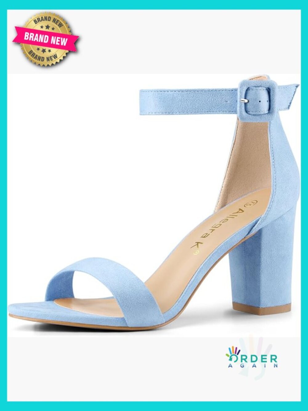 Chunky High Heel Ankle Strap Sandals Open Toe Platform Block Heel Casual Dressy